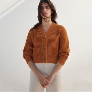 Everlane chunky cotton cardigan